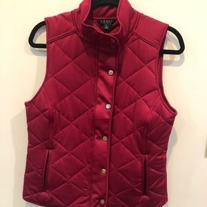 Burgundy RL vest